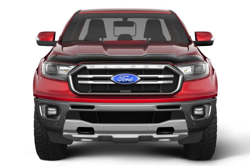 Husky Liners 19-23 Ford Ranger Aeroskin Hood Protector - Smoke - Back View