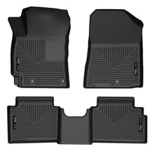 Load image into Gallery viewer, Husky Liners 19-23 Kia Forte WeatherBeater Front &amp; 2nd Seat Floor Liners - Black - Main Product View