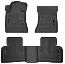 Load image into Gallery viewer, Husky Liners 19-23 Nissan Altima WeatherBeater Black Front &amp; Second Seat Floor Liner - Main Product View