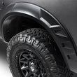 Load image into Gallery viewer, Husky Liners 19-23 RAM 2500/3500 DRT Style Fender Flares (Smooth) 4pc - Blk - Installation View