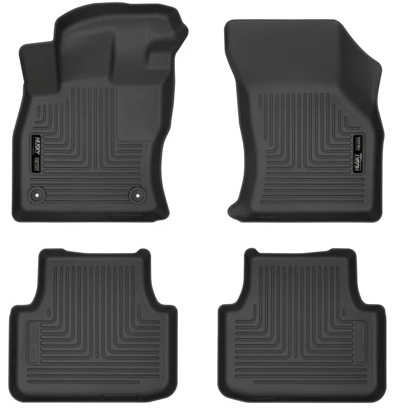 Husky Liners 19-23 Volkswagen Jetta Weatherbeater Black Front & 2nd Seat Floor Liners - Main Product View