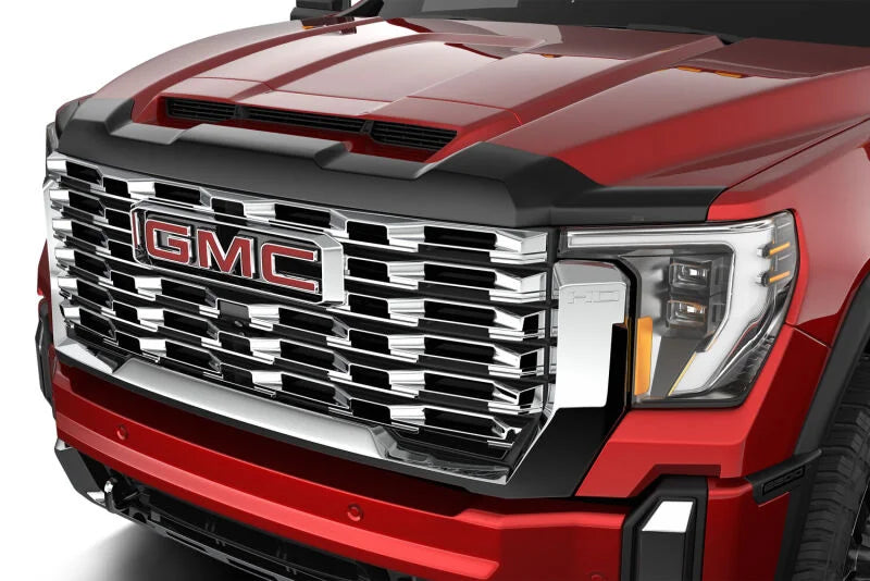 Husky Liners 19-24 GMC Siera 1500 Aeroskin Hood Protector - Smoke - Main Product View