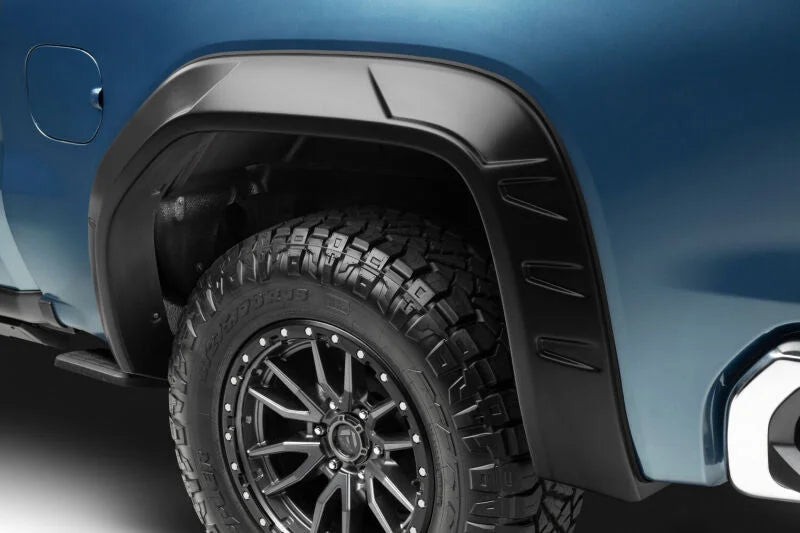 Husky Liners 19-24 GMC Sierra 1500 (69.9/79.4in. Bed) DRT Style Fender Flares (Smooth) 4pc - Blk - Additional View 8
