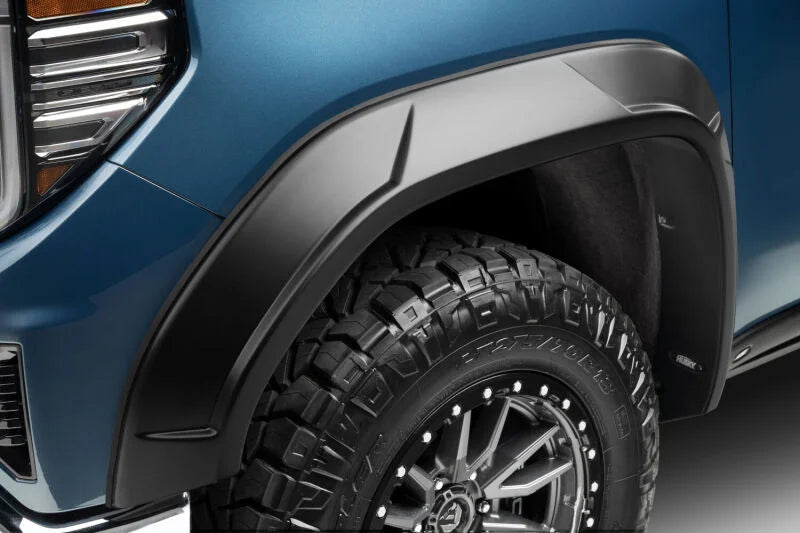 Husky Liners 19-24 GMC Sierra 1500 (69.9/79.4in. Bed) DRT Style Fender Flares (Smooth) 4pc - Blk - Additional View 9