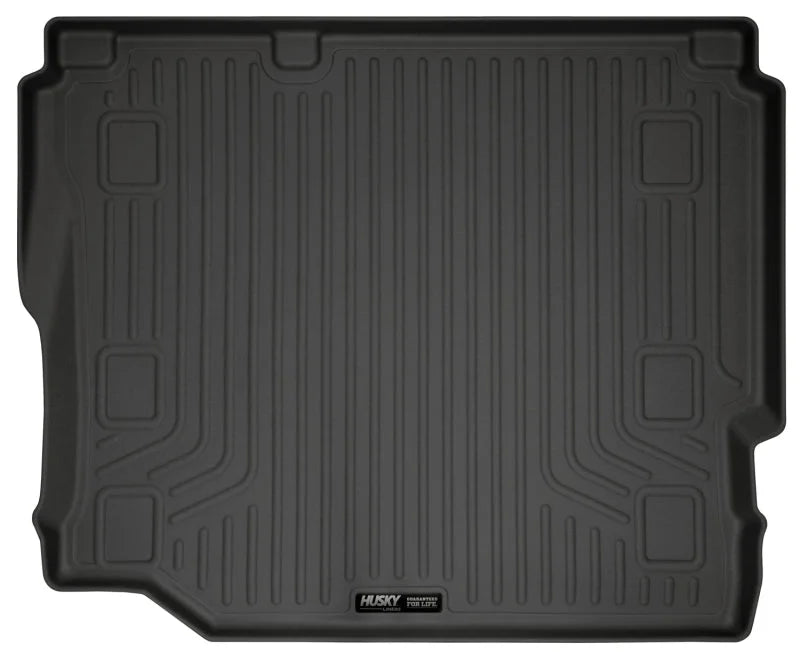 Husky Liners 19-24 Jeep Wrangler JLU WeatherBeater Black Rear Cargo Liner - Main Product View