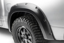Load image into Gallery viewer, Husky Liners 19-24 Ram 1500 Rebel Front &amp; Rear Pocket Style Fender Flares - Black - Side View