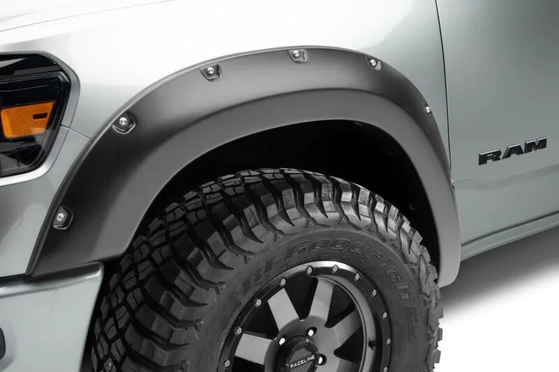 Husky Liners 19-24 Ram 1500 Rebel Front & Rear Pocket Style Fender Flares - Black - Detail View