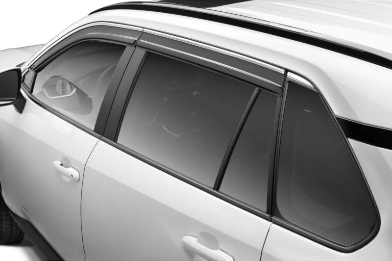Husky Liners 19-24 Toyota RAV4 Ventvisor Low Profile (4pc) - Chrome - Side View