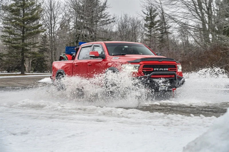 Husky Liners 19-25 RAM 2500/3500 (Excl. Sport/Powerwgn/Rebel Hoods) Aeroskin II - Tex. Blk - Installation View