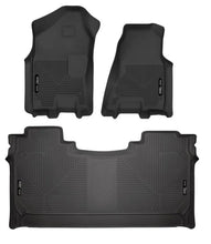 Load image into Gallery viewer, Husky Liners 19 Dodge Ram 1500 Crew Cab Weatherbeater Black Front &amp; 2nd Seat Floor Liners - Main Product View