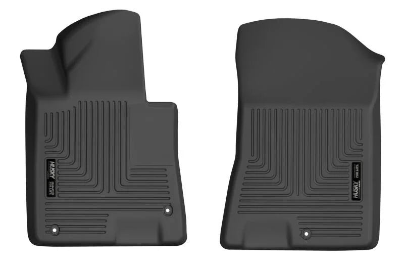 Husky Liners 20-21 Hyundai Sonata / 2021 Kia K5 X-Act Front Floor Liners - Black - Main Product View