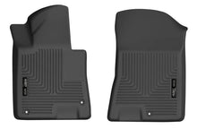 Load image into Gallery viewer, Husky Liners 20-21 Hyundai Sonata / 2021 Kia K5 X-Act Front Floor Liners - Black - Main Product View