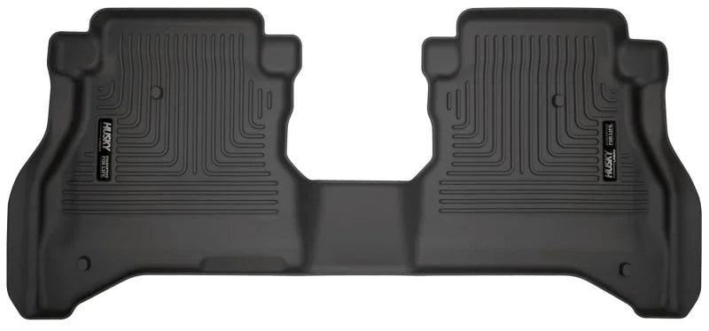 Husky Liners 20-21 Jeep Gladiator Crew Cab WeatherBeater 2nd Seat Black Floor Liners - Main Product View