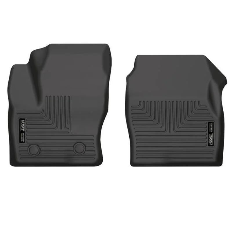 Husky Liners 20-22 Ford Transit Connect WeatherBeater Black Front Floor Liners - Main Product View