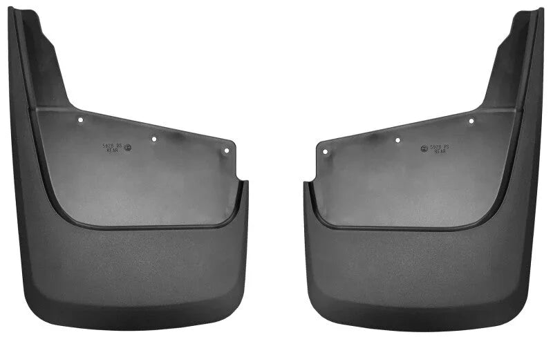 Husky Liners 20-22 GM Silverado/Sierra 2500/3500 HD (excl. Dually) Rear Mud Guards - Black - Main Product View