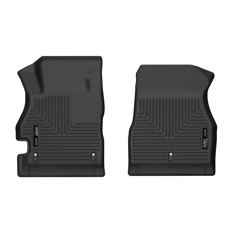 Husky Liners 20-22 Nissan Versa Front Floor Liners - Black - Main Product View