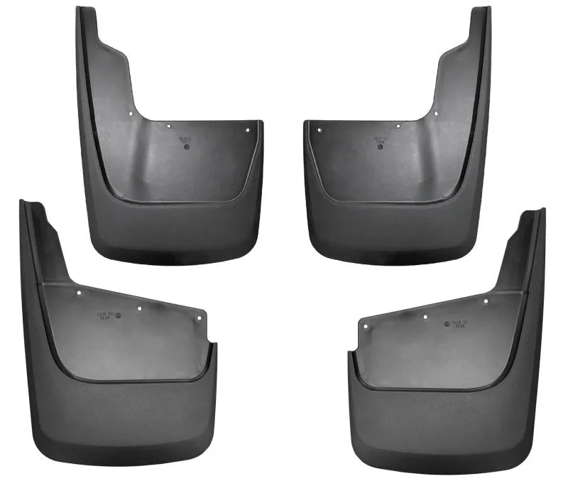 Husky Liners 20-23 Chevrolet Silverado 2500/3500 HD (Excl. Dually) Front/Rear Mud Guards - Black - Main Product View