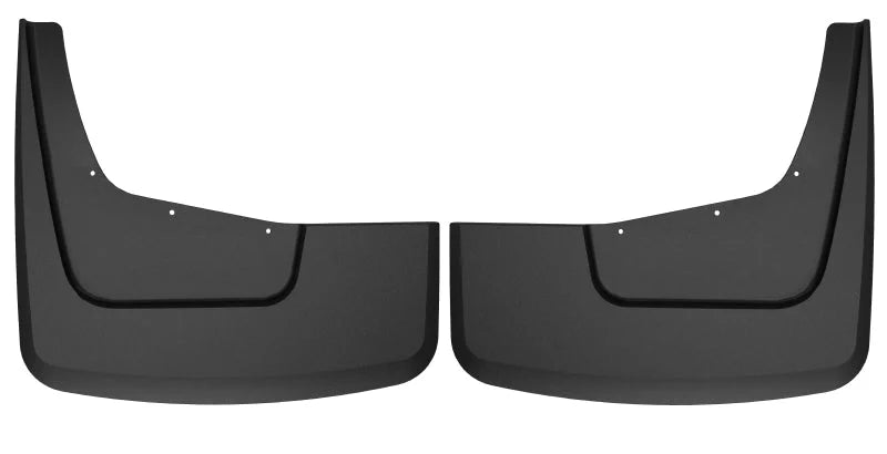 Husky Liners 20-23 Chevrolet Silverado 3500 HD Dually Rear Mud Guards - Black - Main Product View