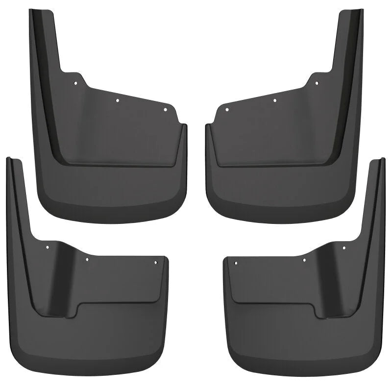 Husky Liners 20-23 GMC Sierra 2500/3500 HD (Excl. Dually) Front & Rear Mud Guards - Black - Main Product View