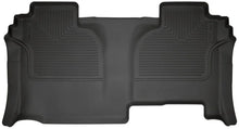 Load image into Gallery viewer, Husky Liners 20-24 Chevrolet Silverado 2500/3500HD DC WeatherBeater 2nd Seat Black Floor Liners - Main Product View