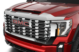 Husky Liners 20-24 Ford Explorer (Excl. Vehicles w/Hood Lettering) Aeroskin Hood Protector - Chrome - Main Product View