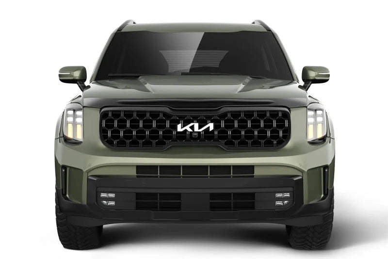Husky Liners 20-24 Kia Telluride Aeroskin Hood Protector - Smoke - Side View