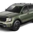 Load image into Gallery viewer, Husky Liners 20-24 Kia Telluride Aeroskin Hood Protector - Smoke - Installation View