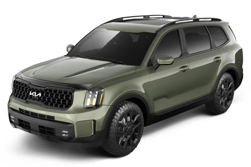 Husky Liners 20-24 Kia Telluride Aeroskin Hood Protector - Smoke - Installation View