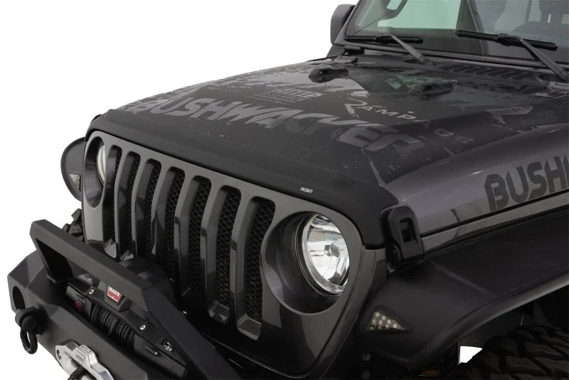 Husky Liners 20-25 Jeep Gladiator / 18-25 Wrangler JL/JLU (Incl. 4xe) Aeroskin II - Tex. Blk - Installation View