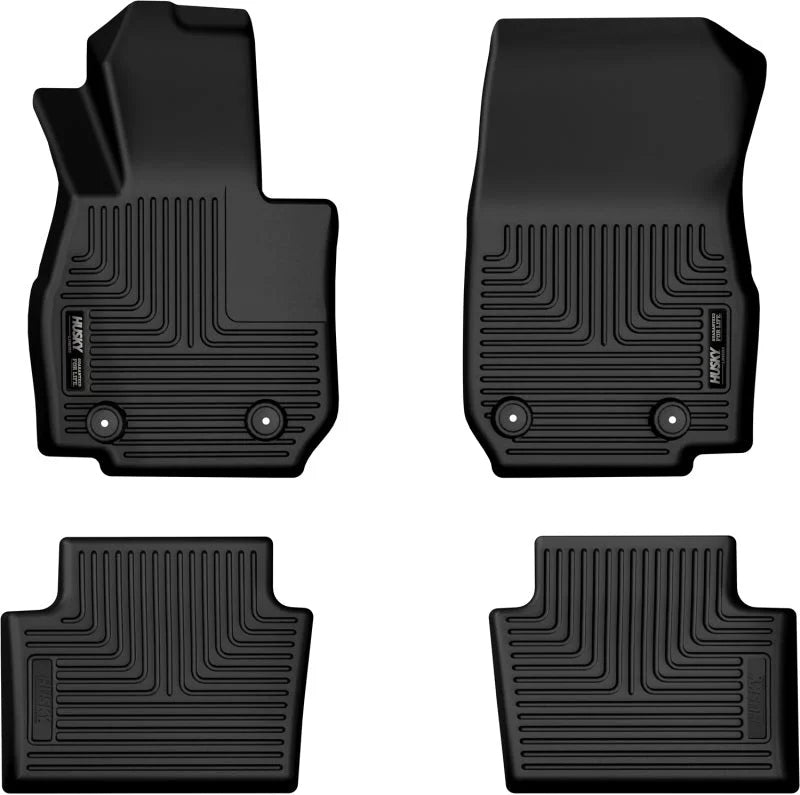 Husky Liners 20-25 Mazda CX-30 AWD Weatherbeater Front & 2nd Seat Floorliner (4pc Set) - Blk - Main Product View