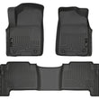 Load image into Gallery viewer, Husky Liners 2011 Infiniti QX56 WeatherBeater Combo Black Floor Liners - Main Product View