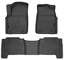 Load image into Gallery viewer, Husky Liners 2011 Infiniti QX56 WeatherBeater Combo Black Floor Liners - Main Product View