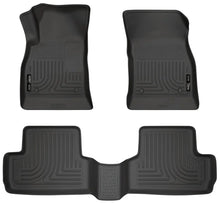 Load image into Gallery viewer, Husky Liners 2012 Buick Verano WeatherBeater Combo Black Floor Liners - Main Product View
