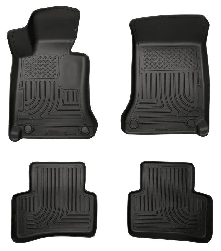 Husky Liners 2012 Mercedes C-Class WeatherBeater Combo Black Floor Liners - Main Product View