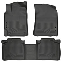 Load image into Gallery viewer, Husky Liners 2012 Toyota Camry WeatherBeater Combo Black Floor Liners - Main Product View