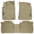 Load image into Gallery viewer, Husky Liners 2012 Toyota Camry WeatherBeater Combo Tan Floor Liners - Main Product View