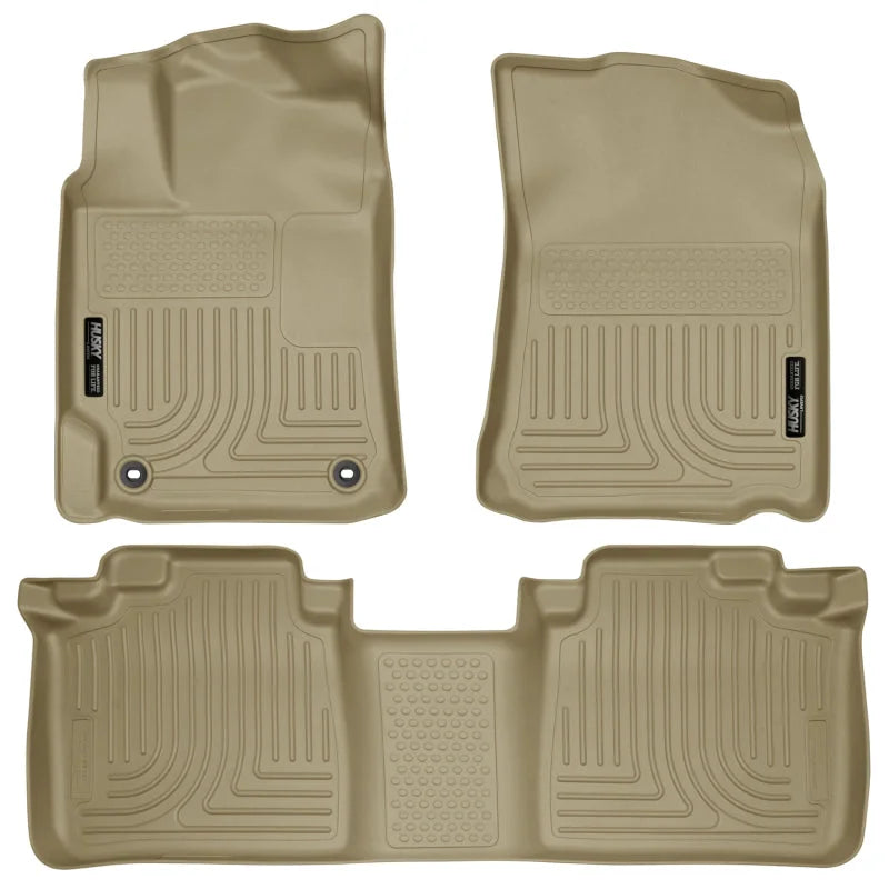 Husky Liners 2012 Toyota Camry WeatherBeater Combo Tan Floor Liners - Main Product View