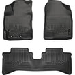 Load image into Gallery viewer, Husky Liners 2012 Toyota Prius c WeatherBeater Combo Black Floor Liners - Main Product View