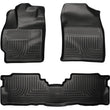 Load image into Gallery viewer, Husky Liners 2012 Toyota Prius v WeatherBeater Combo Black Floor Liners - Main Product View