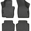 Load image into Gallery viewer, Husky Liners 2012 Volkswagen Passat WeatherBeater Combo Black Floor Liners - Main Product View