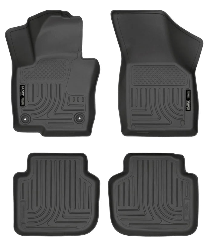 Husky Liners 2012 Volkswagen Passat WeatherBeater Combo Black Floor Liners - Main Product View