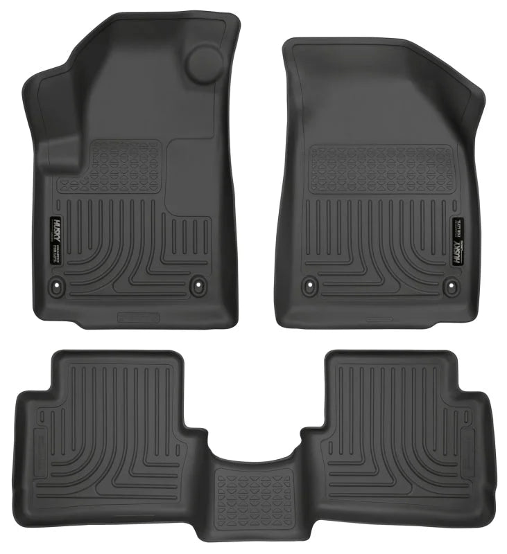 Husky Liners 2013 Dodge Dart WeatherBeater Black Front & 2nd Seat Floor Liners - Main Product View
