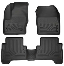 Load image into Gallery viewer, Husky Liners 2013 Ford Escape WeatherBeater Combo Black Floor Liners - Main Product View