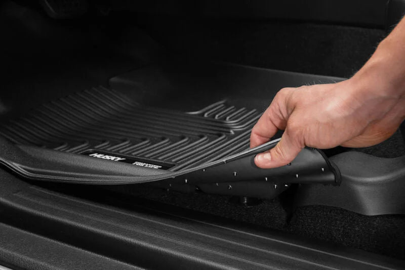 Husky Liners 2013 Toyota 4Runner WeatherBeater Black Front & 2nd Seat Floor Liners - Installation View