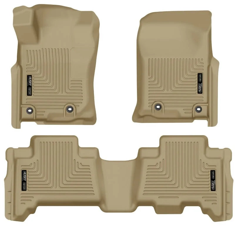 Husky Liners 2013 Toyota 4Runner WeatherBeater Tan Front & 2nd Seat Floor Liners - Main Product View