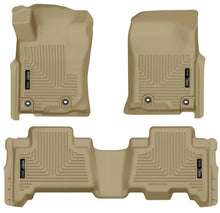 Load image into Gallery viewer, Husky Liners 2013 Toyota 4Runner WeatherBeater Tan Front &amp; 2nd Seat Floor Liners - Main Product View