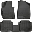 Load image into Gallery viewer, Husky Liners 2014-2016 Hyundai Elantra WeatherBeater Combo Black Floor Liners - Main Product View