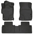 Load image into Gallery viewer, Husky Liners 2014 Honda Civic Sedan WeatherBeater Black Front &amp; 2nd Seat Floor Liners - Main Product View