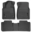 Load image into Gallery viewer, Husky Liners 2014 Toyota Tundra Double Cab Pickup WeatherBeater Black Front &amp; 2nd Seat Floor Liners - Main Product View