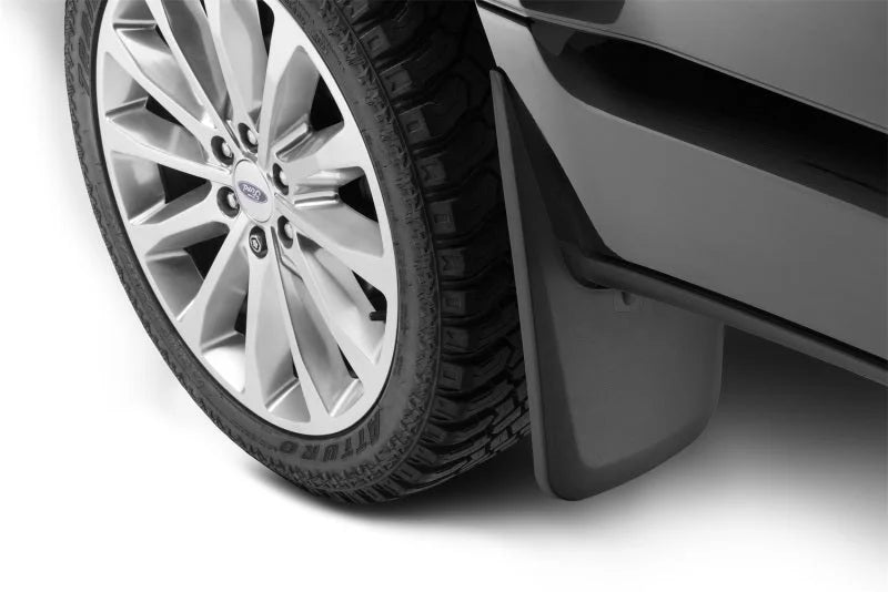 Husky Liners 2015-2017 Ford F-150 w/ OE Fender Flares Front and Rear Mud Guards - Black - Side View